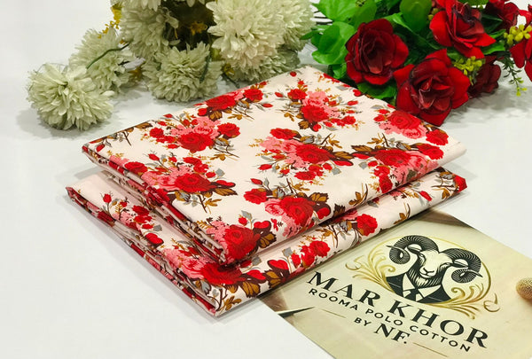 PRINTED POLO COTTON 2PC