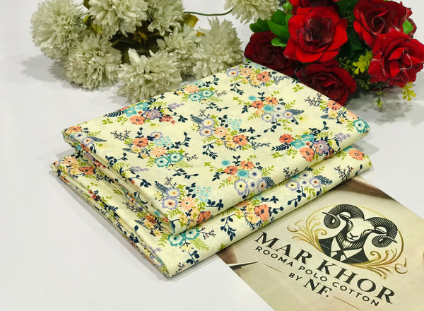 PRINTED POLO COTTON 2PC
