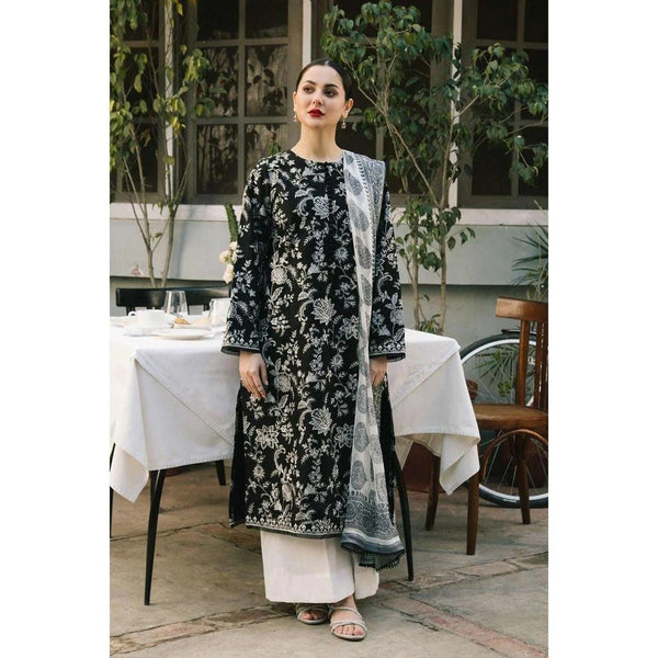 Embroided Dhanak 3PC D#32