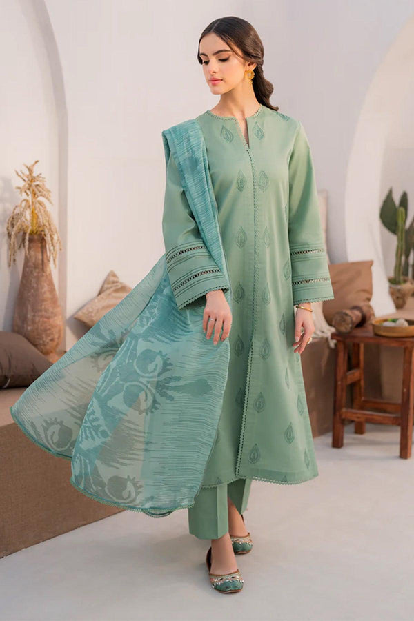 Embroided Lawn 3PC D#14