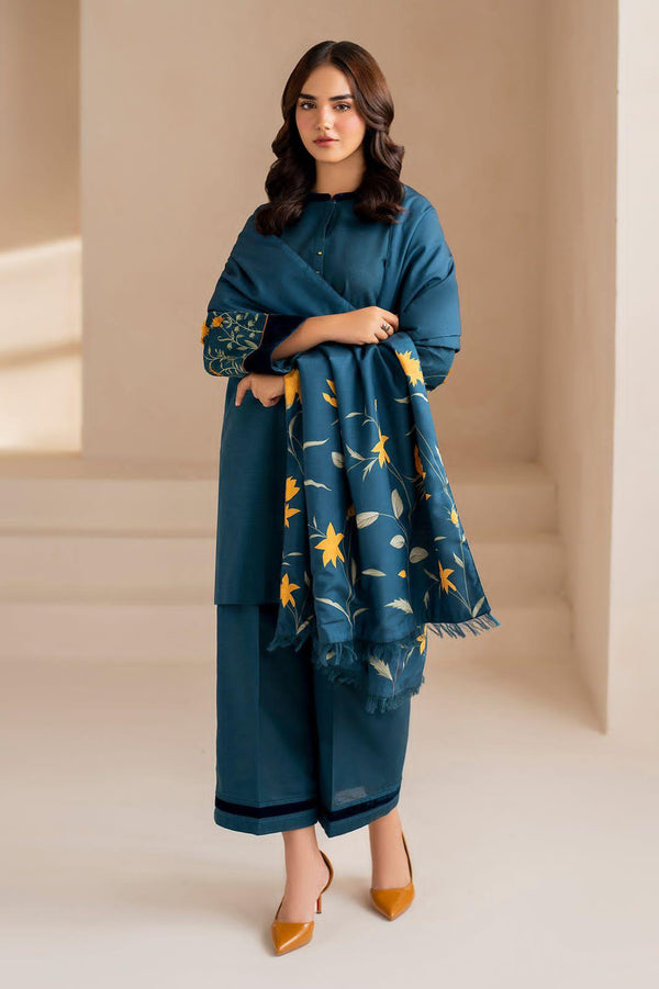 Embroided Lawn 3PC D#29