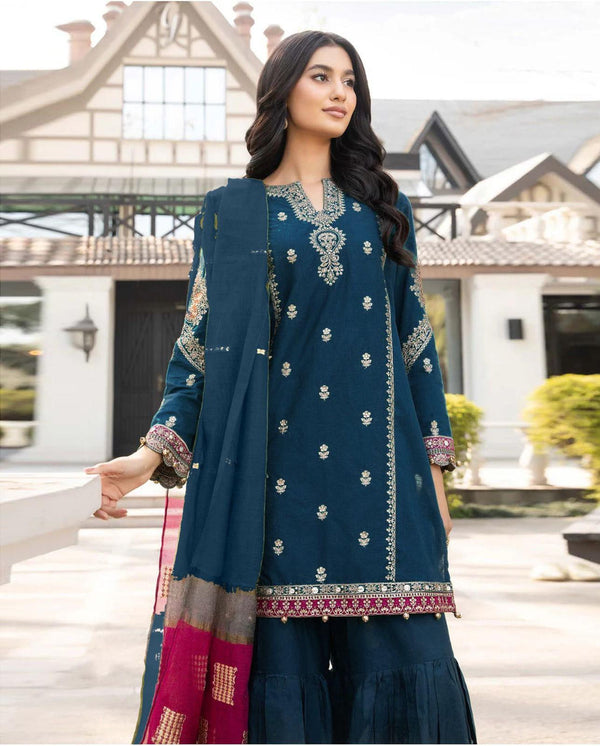 Embroided Lawn 3PC D#20