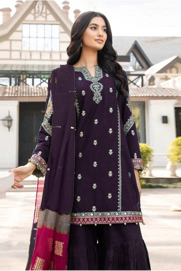 Embroided Lawn 3PC D#21